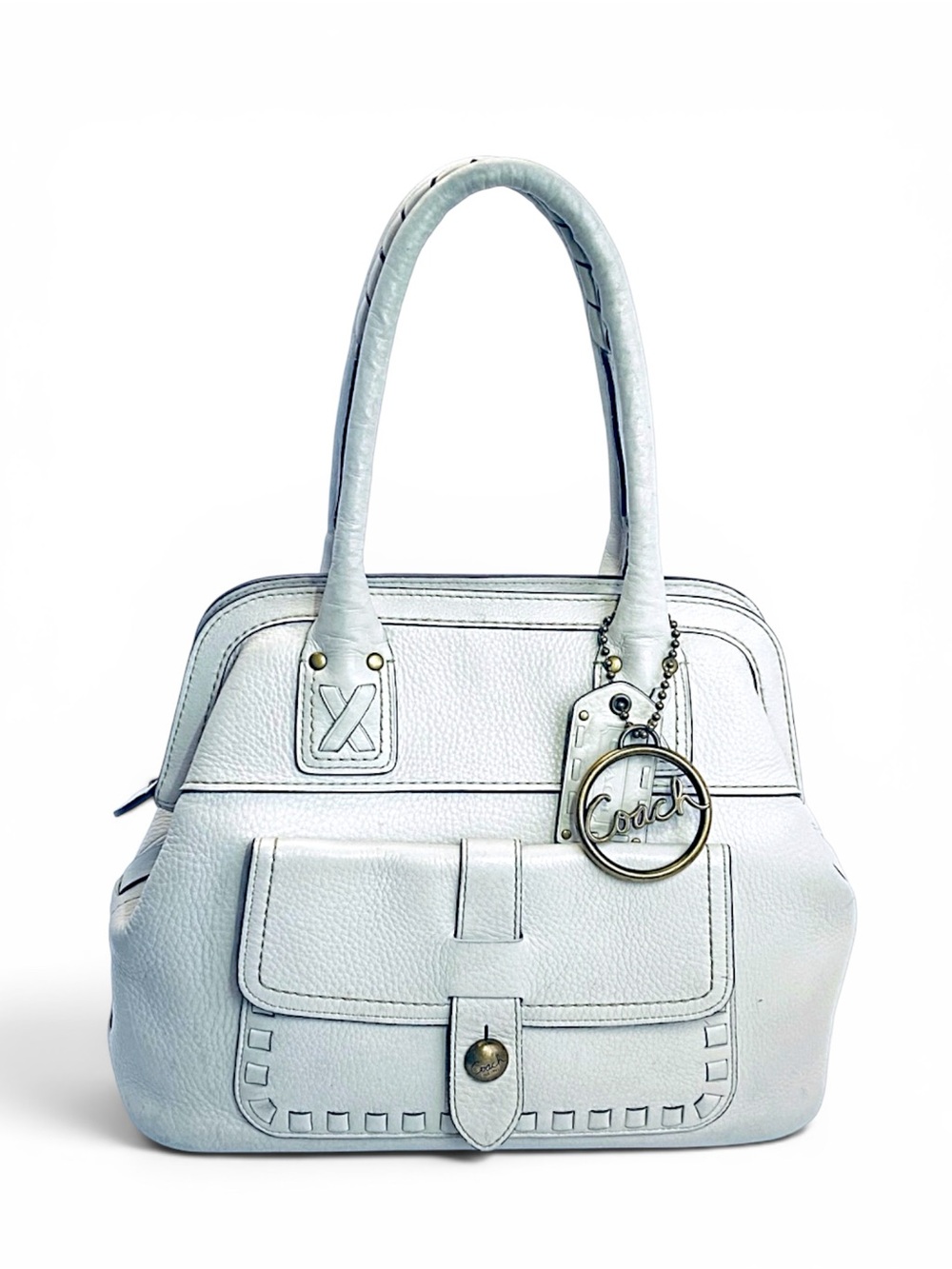 Coach Legacy Thompson Top Handle – Rare 2007 Collector’s Edition (White/Ivory)